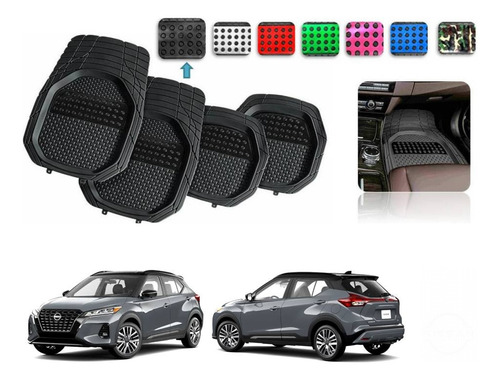 Tapetes 4pz Charola 3d Color Nissan Kicks E-power 22 A 25