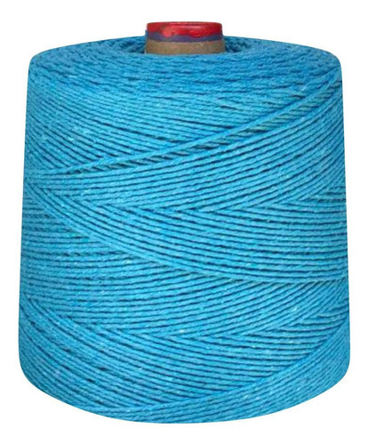 Barbante Eco Brasil 8 Fios 1 Kg Linha Tricô Crochê Coloridas Cor Azul-turquesa