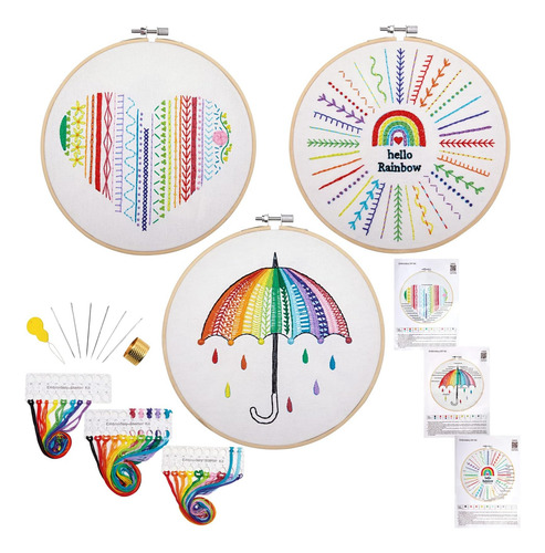 Kit De Práctica De Puntadas De Bordado Para Principiantes, K