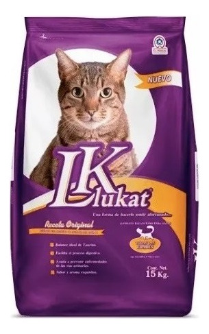 Lk Lukat 15kg + 1kg Regalo Alimento Gato Croquetas Lucky Cat