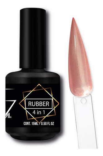 Rubber Nail Color Nivelador Gel 15ml A Elegir 6 Colores