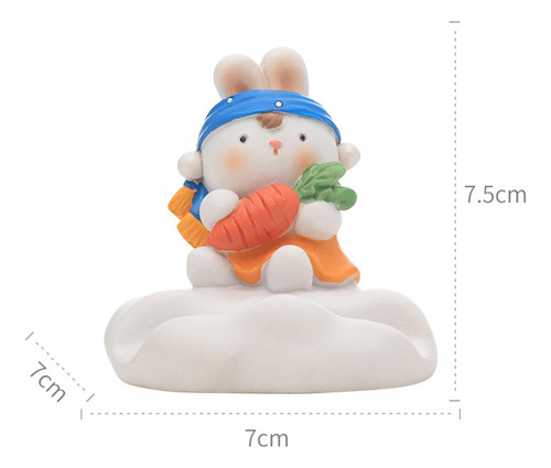 Soporte Para Teléfono Móvil Con Escultura De Conejo