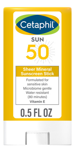 Protetor Solar Cetaphil Sheer Mineral Stick Spf 50 3g