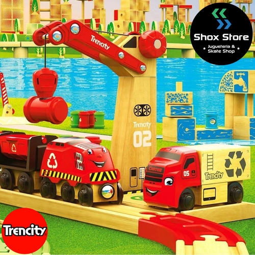 Trencity Waty S.o.s. Kit Pista Camion Bombero 14pzs Kt080014
