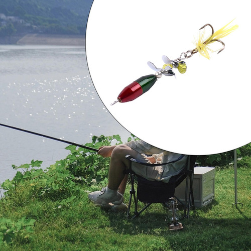2 Señuelo De Pesca Spinnerbait, Señuelo Para Pesca Con