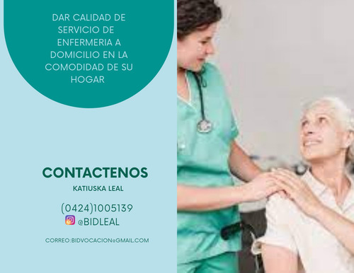 Imagen 2 de 5 de Enfermería Bid Leal Vamos A Su Domicilio