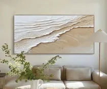 Comprar Cuadros  Pintados A Mano  Abstractos Texturas Japandi