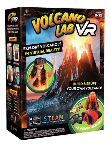 Juego Educativo  Volcano Lab Vr Construye Y Erupta T Fr80jc