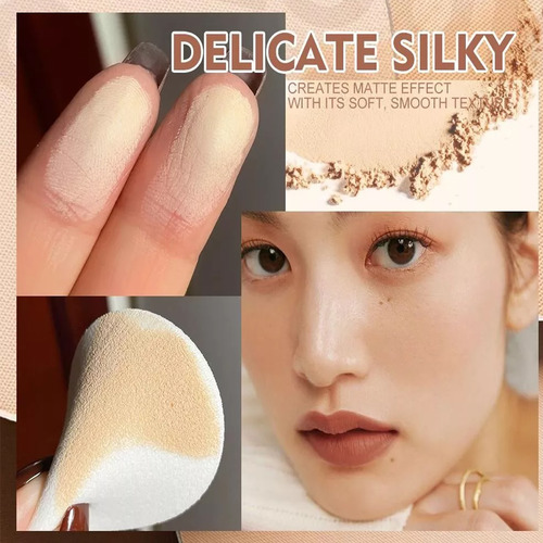 Polvo Acabado De Maquillaje Oil Control Face Powder Matte *3
