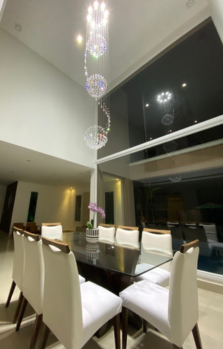 Lustre De Cristal 3 Globos Base 50 Cm 3,50 Até 4 Metros