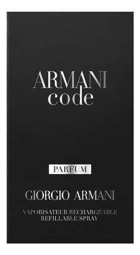 Perfume Armani Code 125ml Parfum Recargable Para Hombre