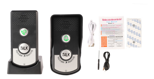 Timbre Electrónico, Intercomunicador De Voz Inalámbrico De L