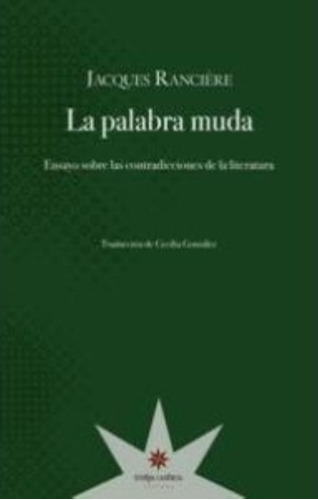 La Palabra Muda - Jacques Ranciere