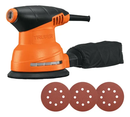 comprar Lijadora Roto Orbital Profesional 5 260w Truper Color Naranja