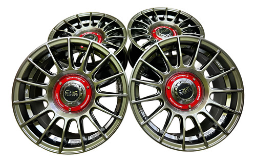 Rines Deportivos Tipo Oz 15x7 4/100/114.3 Plateado