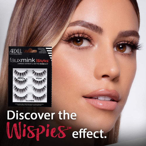 Ardell Pestañas Postizas Faux Mink Wispies Multipack, 1 P...