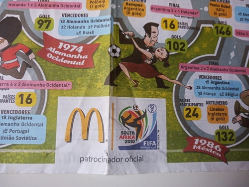 Folder Mcdonalds O Caminho Da Copa Do Mundo Fifa 2010 África (Usado)