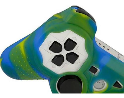 Forro Silicona Camuflado Grips Gratis Control Sony Ps3 Promo