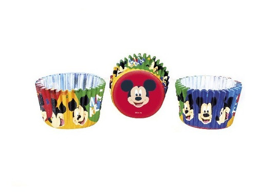 Pirotines Personaje  X 25 U Mickey Disney Cupcakes