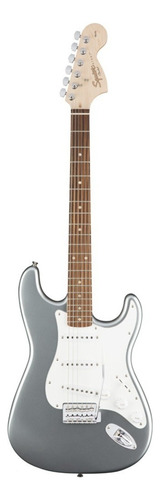 Guitarra eléctrica Squier by Fender Affinity Series Stratocaster de álamo slick silver brillante con diapasón de laurel indio