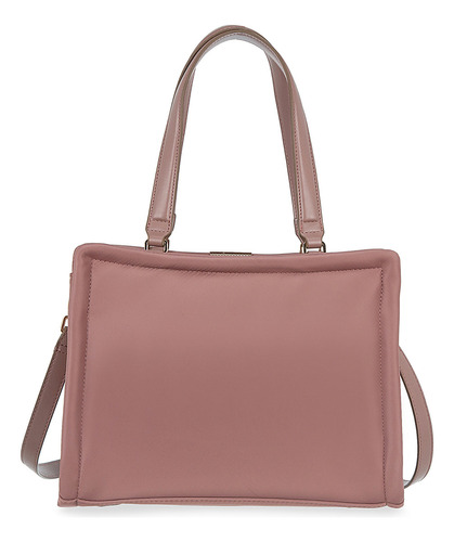 Bolsa Satchel Cloe Llaldemi Grande Color Rosa