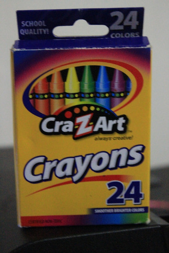 Creyones De Cera  Cra-z-art - 24  Colores Made In Usa