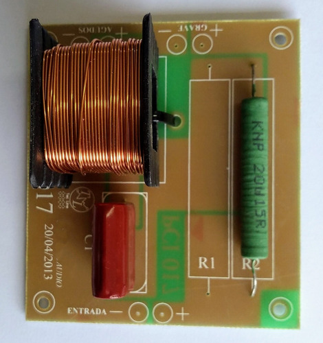 Divisor De Frequência Passivo 2 Vias Titânio 350w