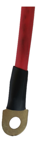 Cable Batería Auto Positivo Borne-ojo 30 Cms Diámetro 10 Mm