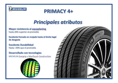 Pack 2 Neumáticos Michelin 235/45r20 100v Xl Primacy4+