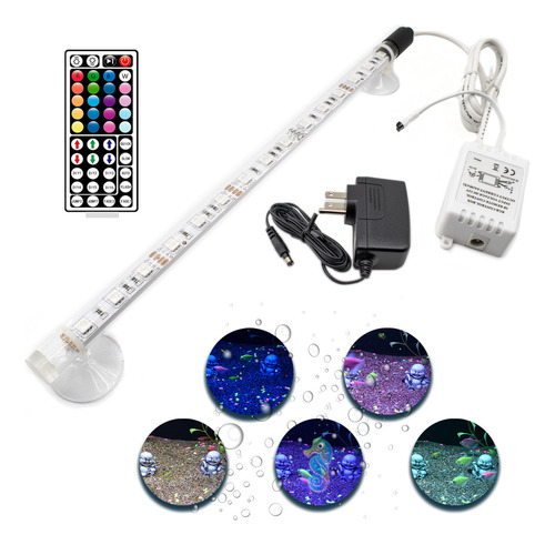 110cm Lámpara Led Rgb Multicolor Sumergible 