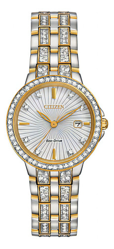 Reloj Citizen Eco-drive Silhouette Crystal Ew2344-57a Mujer