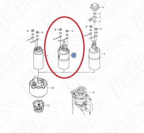 Refil Da Bomba De Combustível Vw Passat 2.8 V6 1998/1999