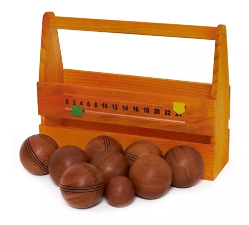 Jogo de bolas de bocha Sulamericana 1.150kg caixa com 6 bolas