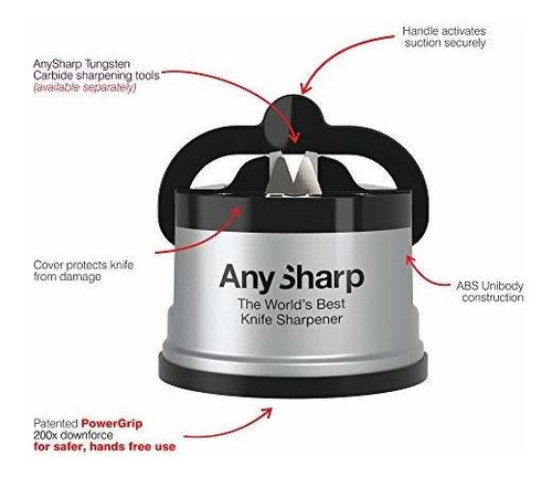 El Mejor Afilador De Cuchillos Del Mundo De Anysharp Con Pow