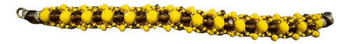 Pulsera Cristal Tapete Protección Santería Oshun