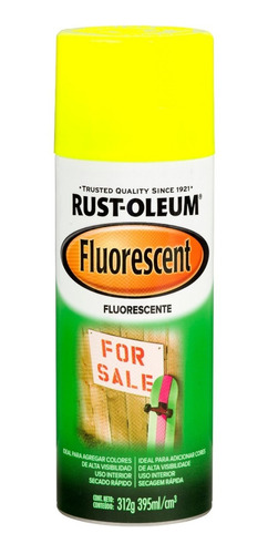 Pintura Fluo En Aerosol Fluorescente 395 Ml Rust Oleum