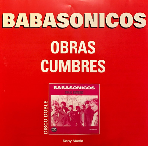 Cd Babasonicos Obras Cumbres 2cds