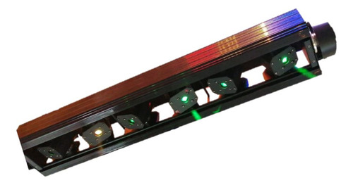 Barra Luz Laser Alien Sniper X 6x1w Audiorítmica/6 Ojos Rgb