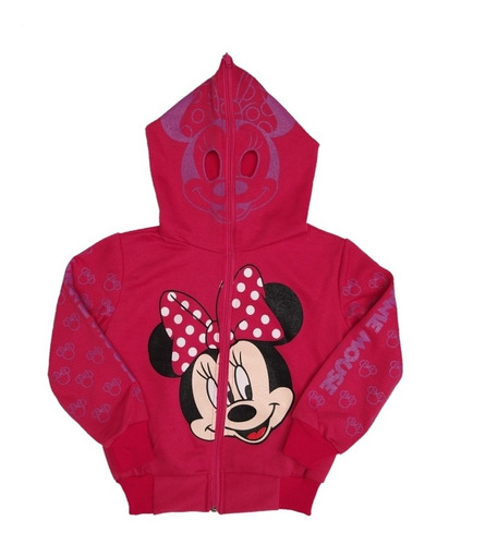 Buzo,chaqueta,hoodie Minnie Mouse Niña Disney 