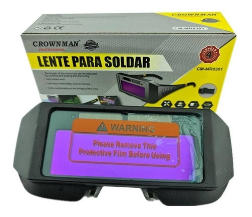 Lentes Para Soldar Fotosensible Marca Crownman 