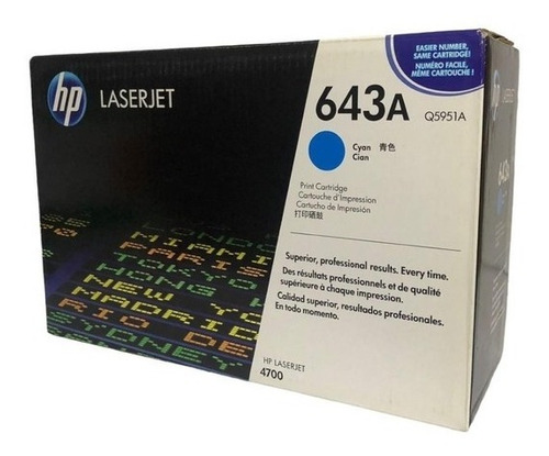 Hp Tóner Cyan 643a 