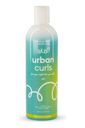 Gel Para Cabello Rizado Urban Curls Hidrata Anti Frizz 360ml