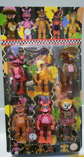 Set De Personajes Five Night At Freddy's Articulables Luces