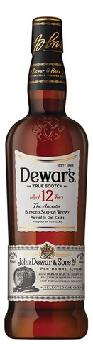 Whisky Dewars 12 Años 750ml - mL a $193