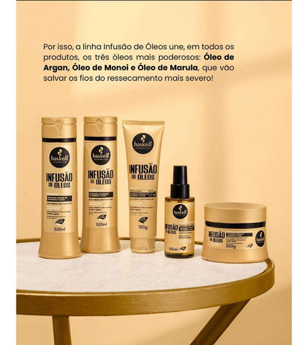 Shampoo Haskell Infus?o De Oleos 500ml