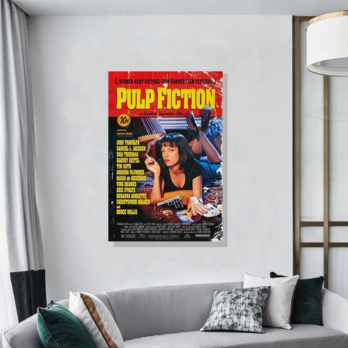 Cuadro Moderno 40x60 Poster Pelicula Pulp Fiction Tarantino