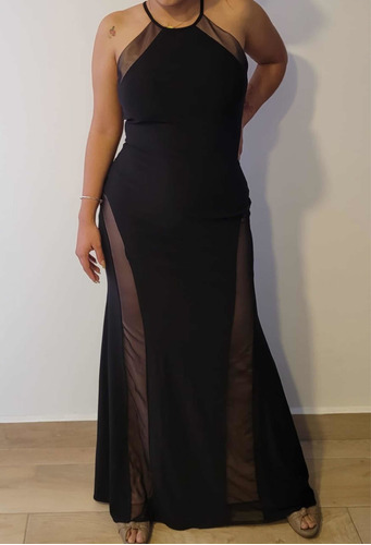 Vestido De Noche(usado) Negro