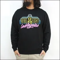 Comprar Buzo Rebel Eight 8 Los Angeles Crewneck Importado Orginal