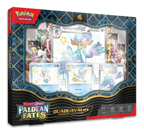 Pokémon Tcg: Paldean Fates Quaquaval Ex Collection - Espanol