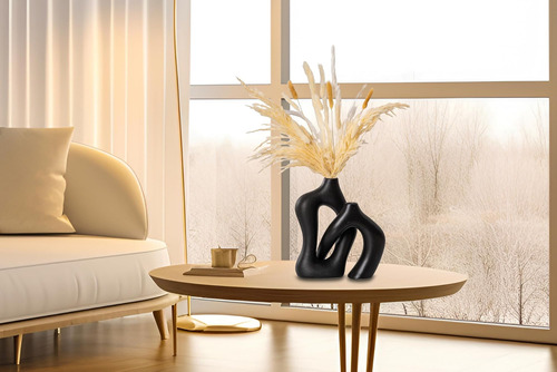 Noevay Juego De 2 Floreros Minimalistas Para Decoración Del